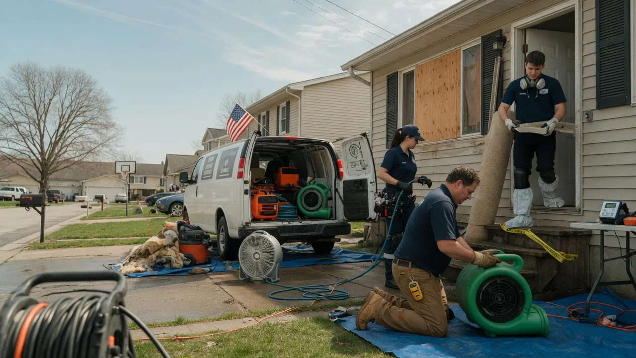 Water Damage Restoration in Armstrong, IL near me